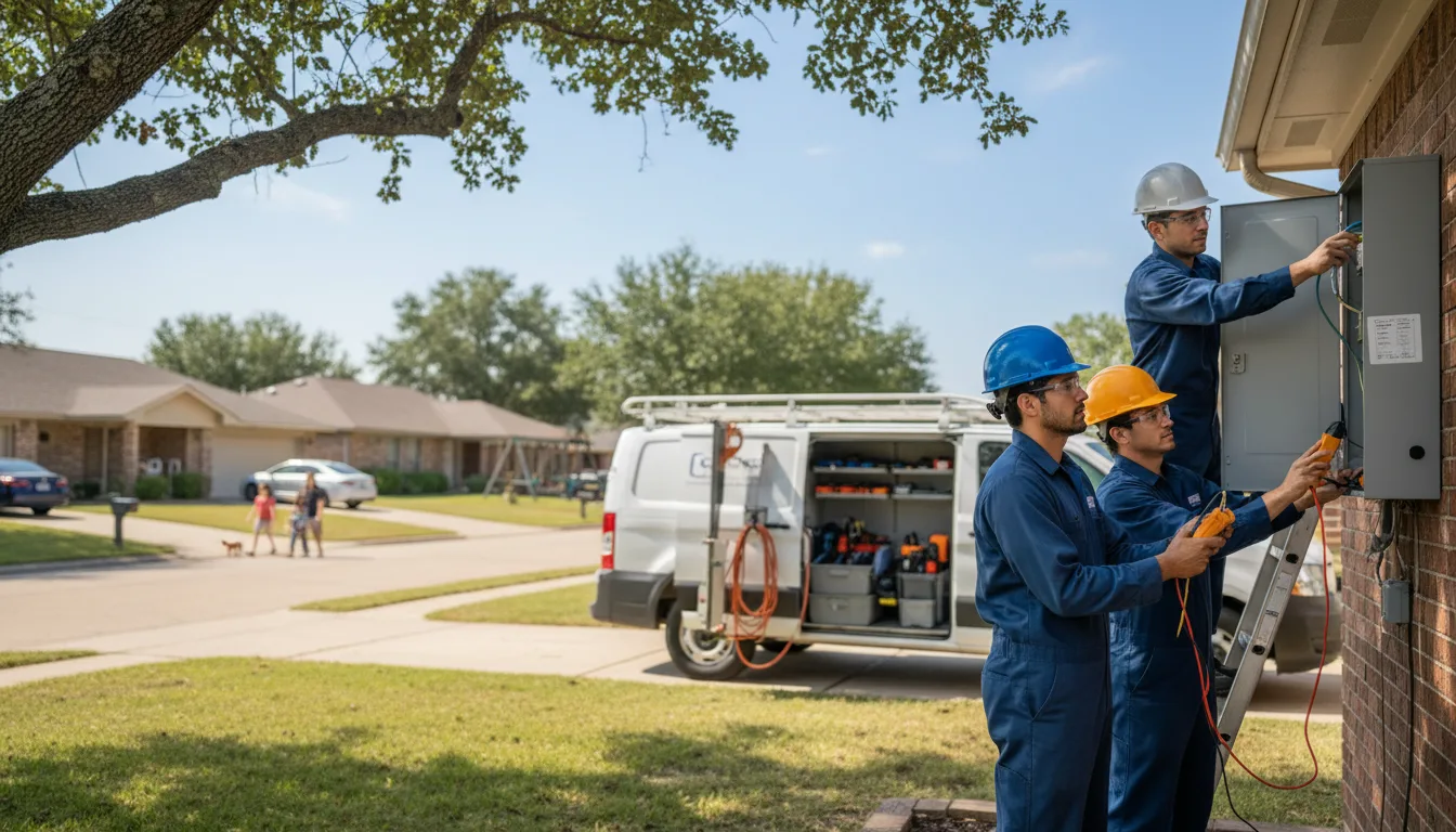 Certified electrician providing emergency electrical services in Saint Anthony, ND